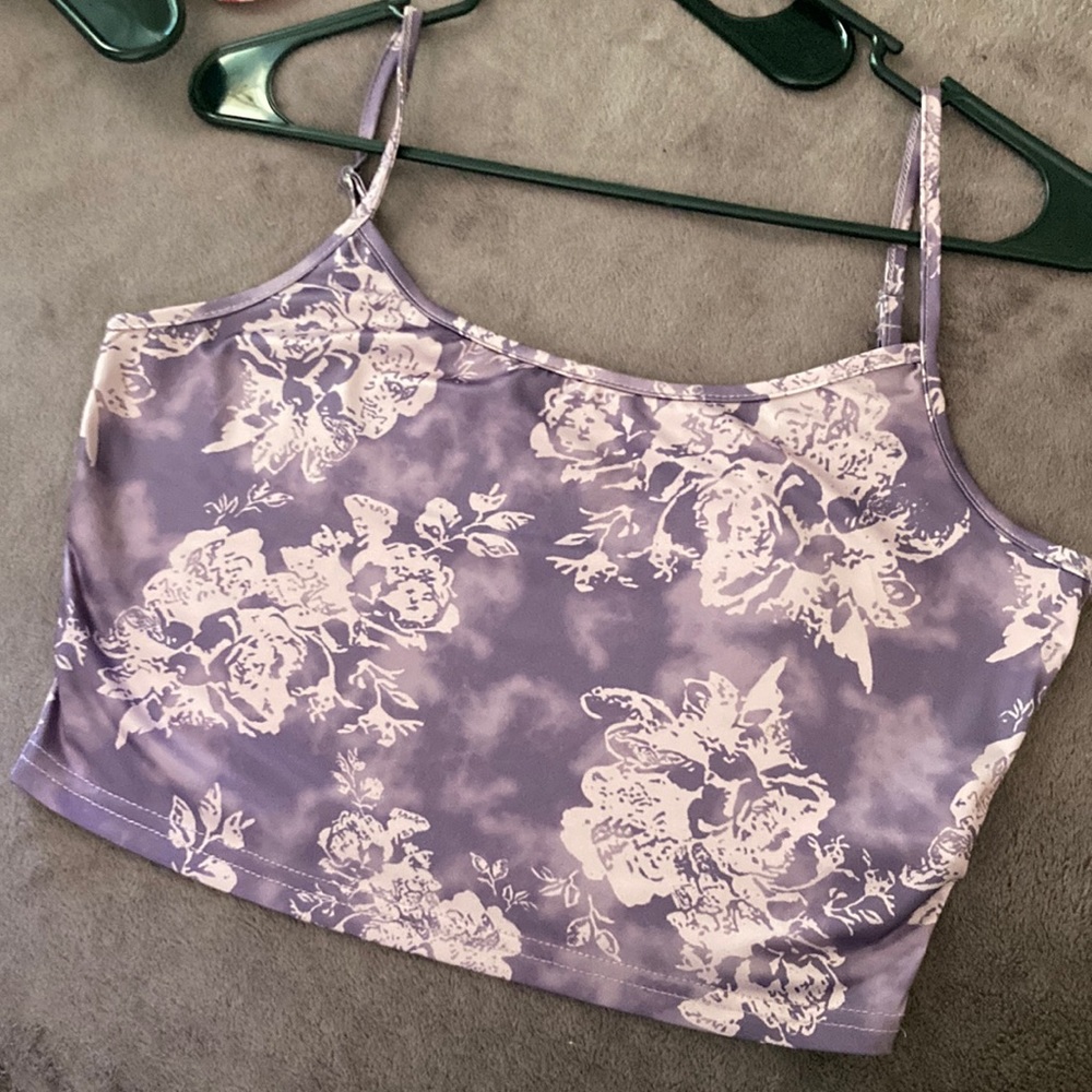 purple Shein tanktop